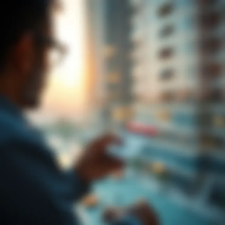 Navigating the Dubai Property Market Investor reviewing Dubai property market