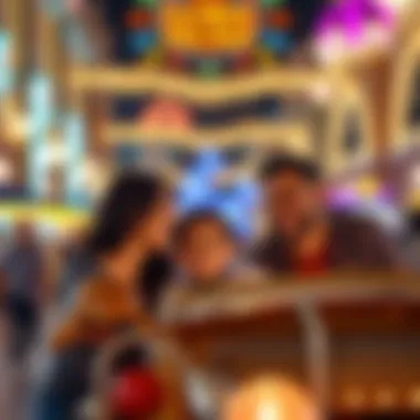 Family enjoying their experience at Global Village