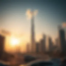 Stunning skyline view of Dubai featuring budget-friendly hotels