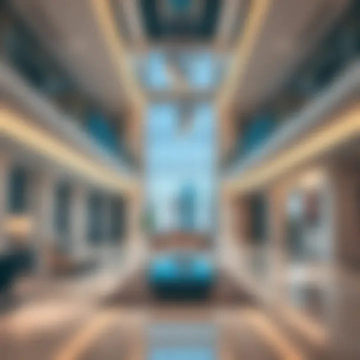 Interior design showcasing modern architectural elements within the Al Hess Building