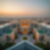 Aerial view of Al Khail Gate Phase 2 showcasing its architectural design