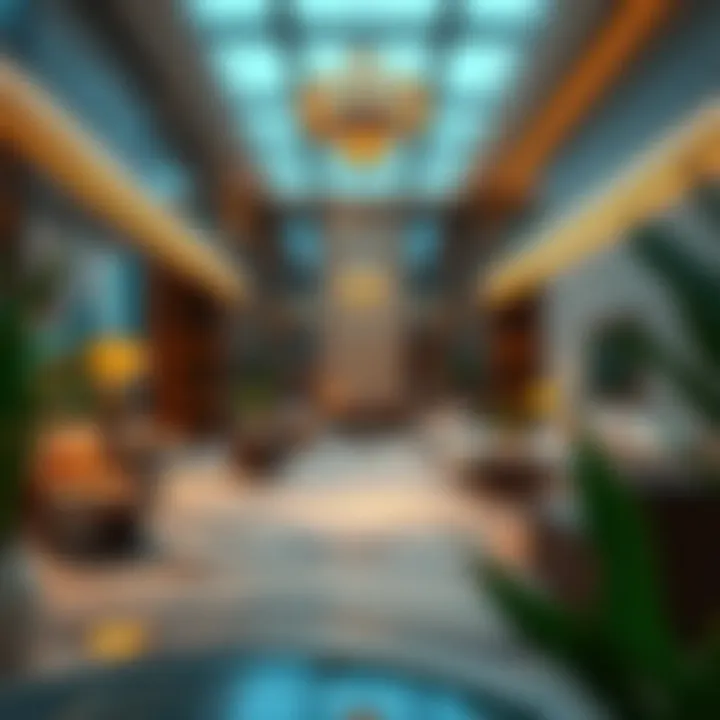 Luxurious Amenities Inside Al Qayada Building Interior amenities of Al Qayada Building depicting luxurious living spaces.