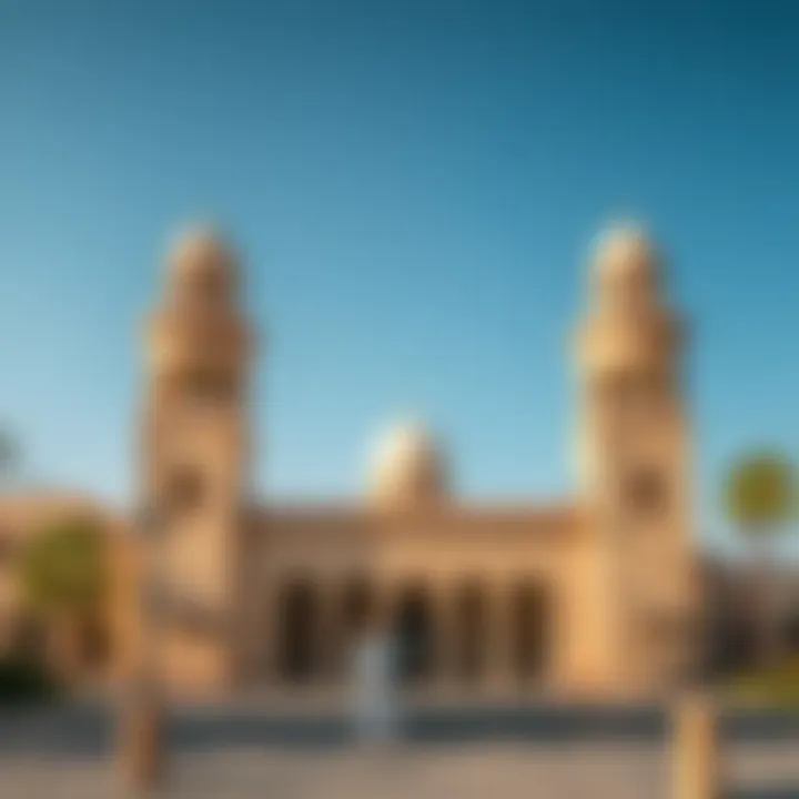 Cultural Landmarks in Al Rahba Cultural landmarks in Al Rahba highlighting the area's heritage