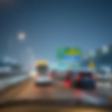 Transportation Routes Around Al Rahba Transportation routes around Al Rahba demonstrating accessibility