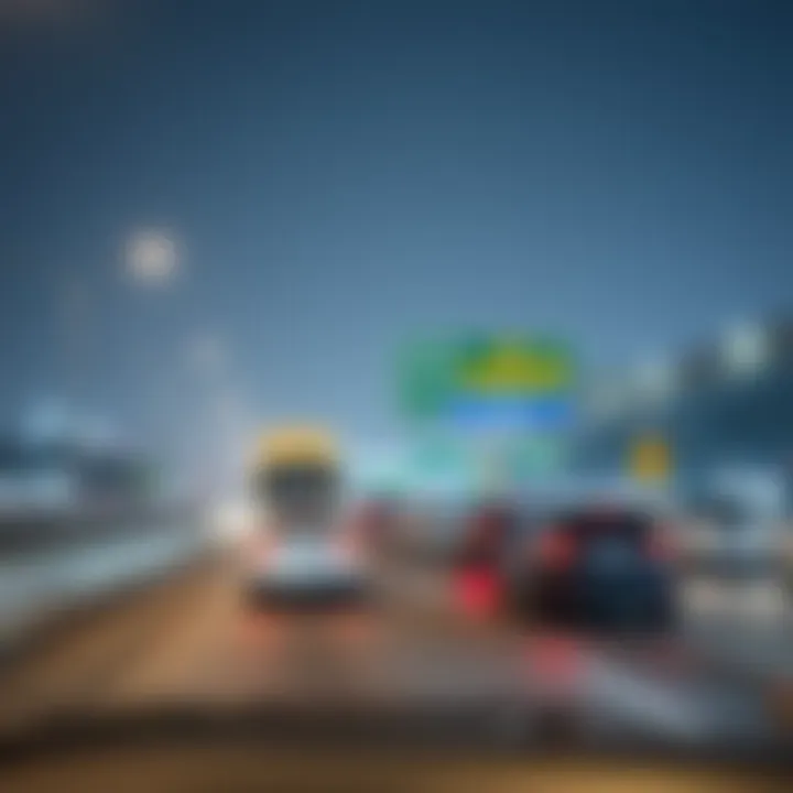 Transportation Routes Around Al Rahba Transportation routes around Al Rahba demonstrating accessibility