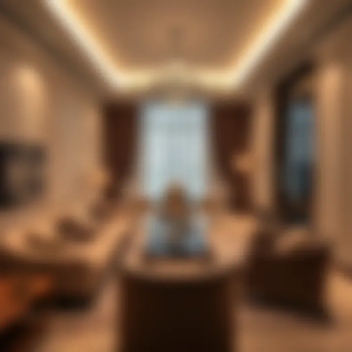 Luxurious interior of a unit in Amani Residence