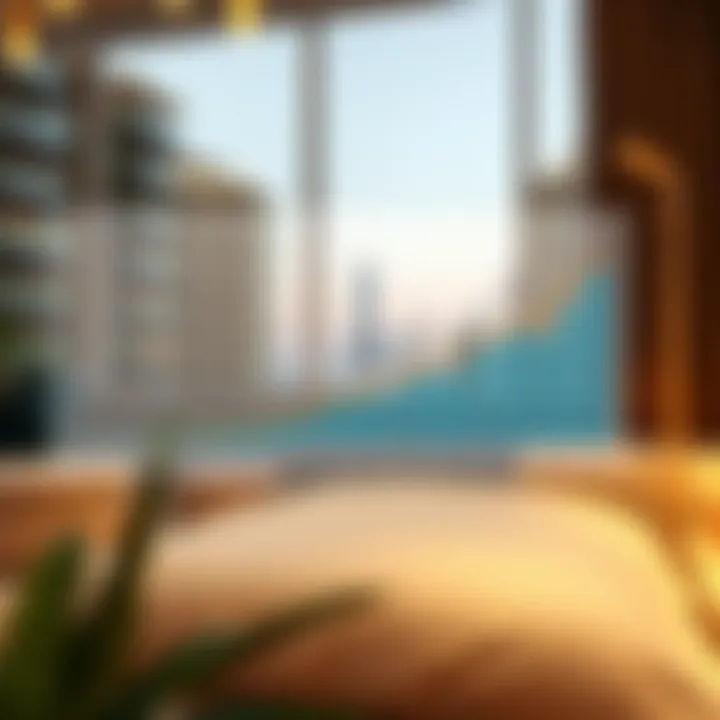 Price Trends of Studio Apartments in Dubai Graph depicting price trends of studio apartments over recent years