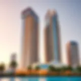 Stunning architectural view of Art Tower Business Bay