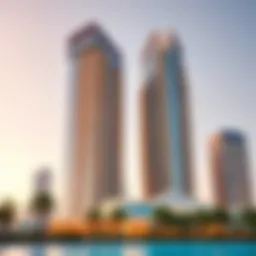 Stunning architectural view of Art Tower Business Bay