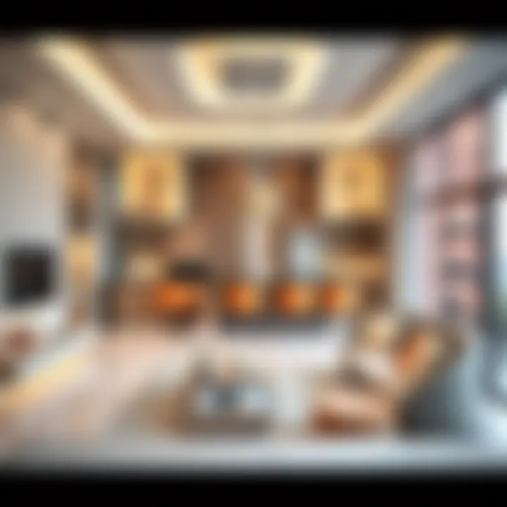 Detailed layout showcasing the interior design of Aura Tilal Al Ghaf units