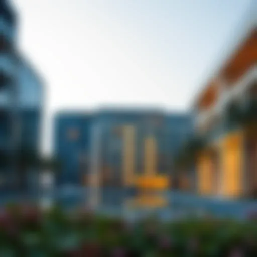 Modern Aesthetics of Azizi Mirage Stunning architectural design of Azizi Mirage showcasing modern aesthetics