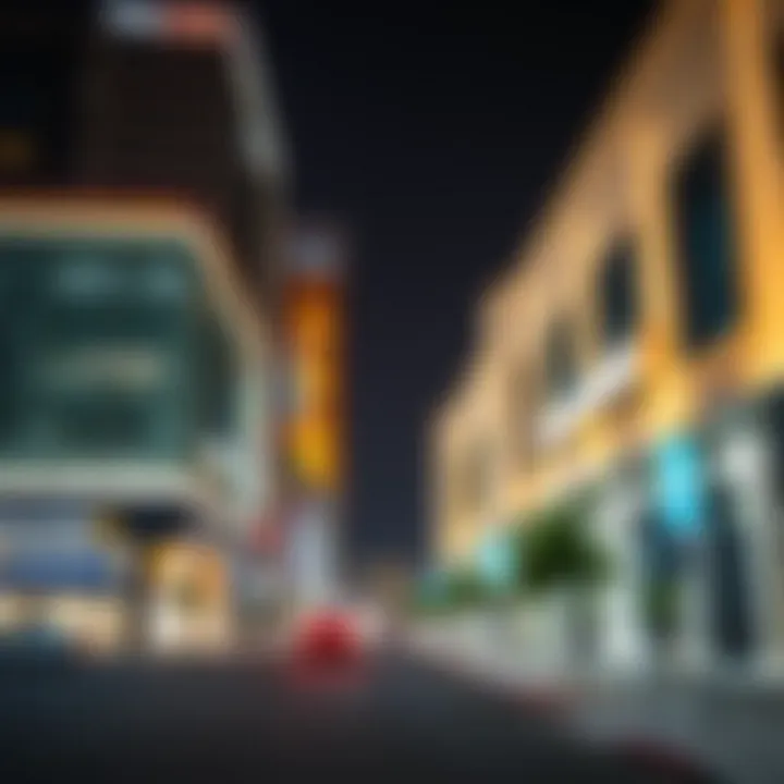 Commercial Developments on Baniyas Road Modern commercial developments along Baniyas Road