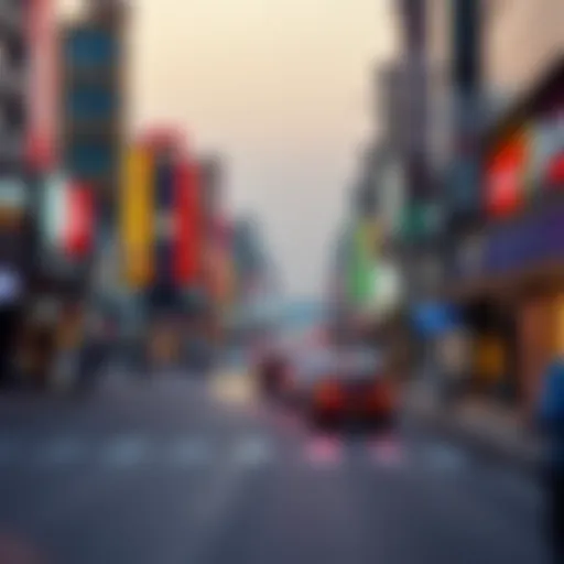 Baniyas Road overview showcasing its vibrant atmosphere