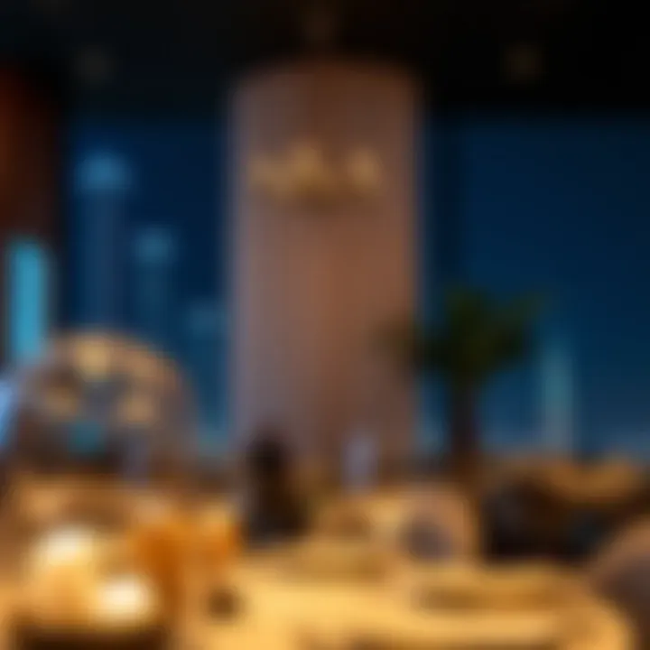 Discover Unique Dining Experiences in Dubai Unique dining setting in Dubai