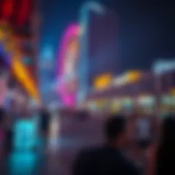 Vibrant nightlife in Dubai