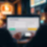 Digital banking interface showcasing salary transfer options