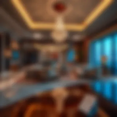 Luxurious Interiors of Binghatti Diamond Luxurious interior of a residence at Binghatti Diamond