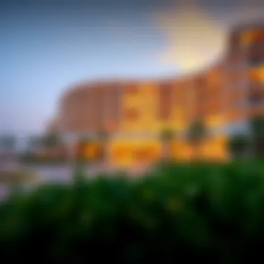 Architectural Elegance of Bulgari Resort Stunning view of the Bulgari Resort & Residences facade