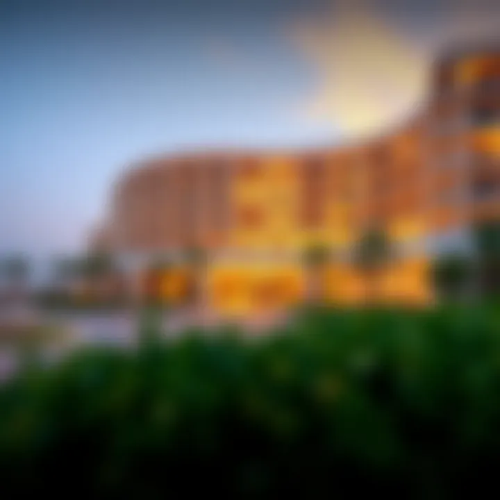 Architectural Elegance of Bulgari Resort Stunning view of the Bulgari Resort & Residences facade