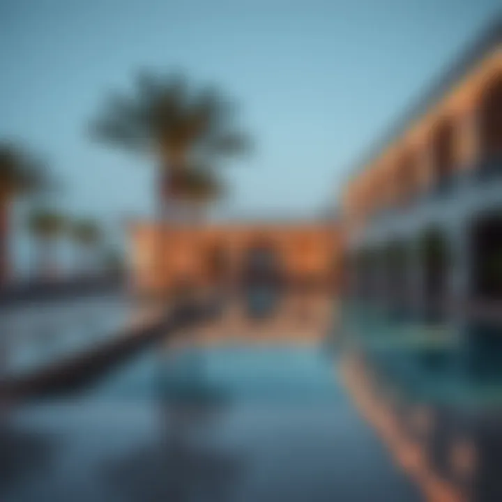 Serene Poolside at Bulgari Resort Sophisticated pool area at Bulgari Resort