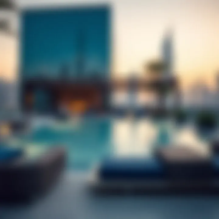 Outdoor Amenities at Burj Crown Outdoor amenities and lifestyle features at Burj Crown