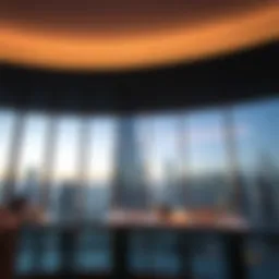 Stunning architectural view of Burj View Tower