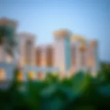 A stunning view of Burjeel showcasing its architectural elegance