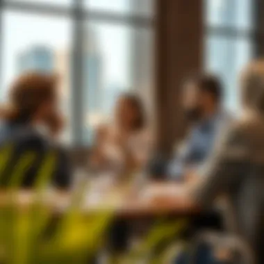 Burooj Properties team discussing market strategies