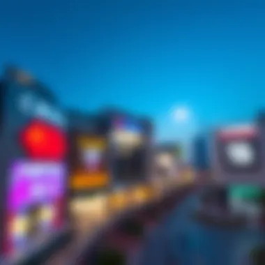 Map illustration highlighting Capital Mall's strategic location in Dubai