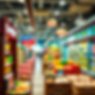 Diverse Offerings at Carrefour Mall of Emirates Vibrant interior of Carrefour showcasing diverse product range