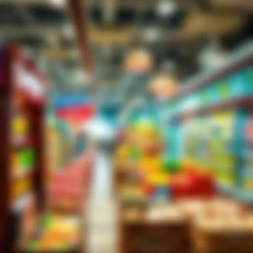 Diverse Offerings at Carrefour Mall of Emirates Vibrant interior of Carrefour showcasing diverse product range