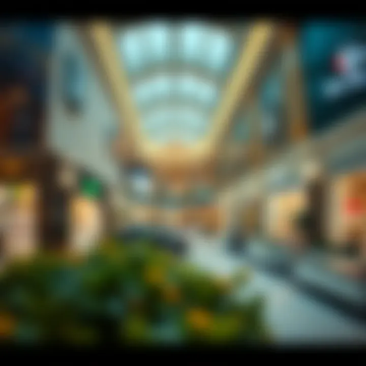 Luxurious Shopping Experience at Carrefour Luxurious shopping environment within the mall