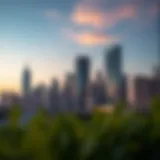 Stunning skyline view of Citadines Dubai