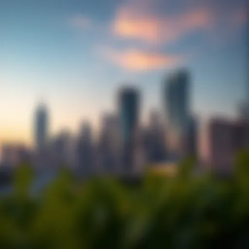 Stunning skyline view of Citadines Dubai