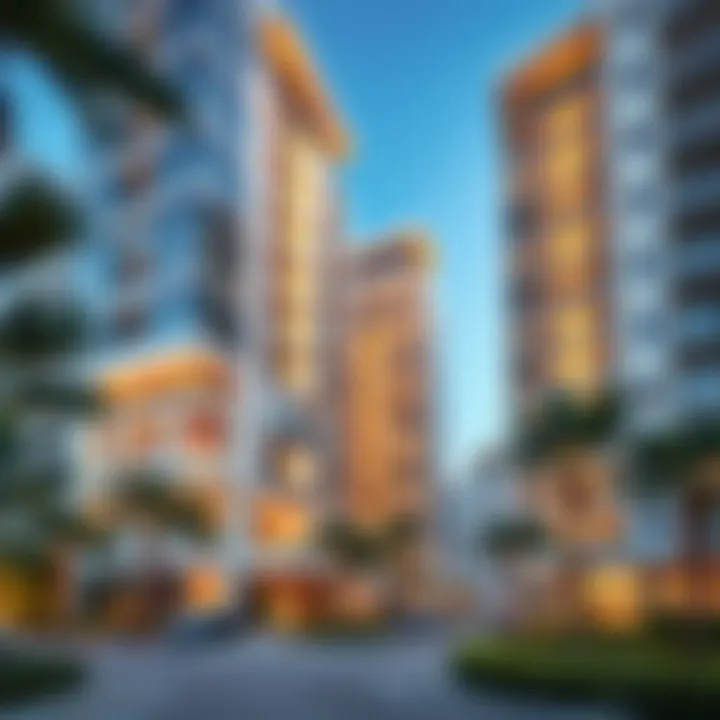 Exterior view of City Avenue Apartments showcasing modern architecture