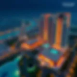 Aerial view of Clearpoint by Emaar showcasing its architectural elegance