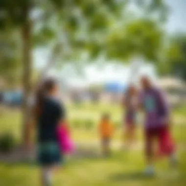 Community Engagement at Wasl Green Park Community members engaging in recreational activities at Wasl Green Park