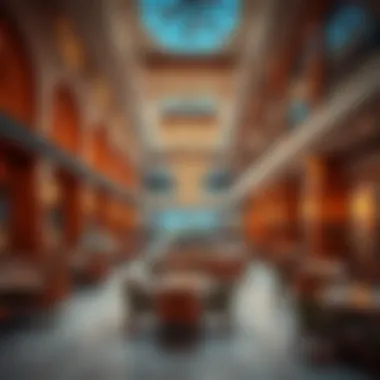 Dining options featuring various cuisines within the mall