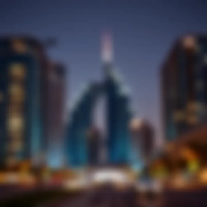 Dubai's Modern Skyline: Etagi Properties Highlighted Modern skyline of Dubai showcasing Etagi properties