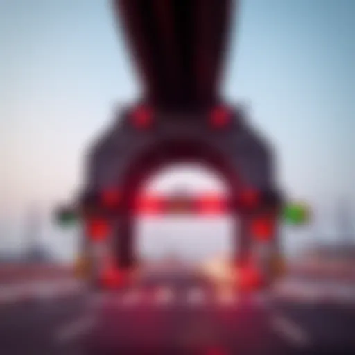 Darb Salik toll gate system in action