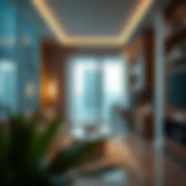 Modern Apartment Trends Close-up of a modern apartment interior reflecting buyer preferences in Dubai
