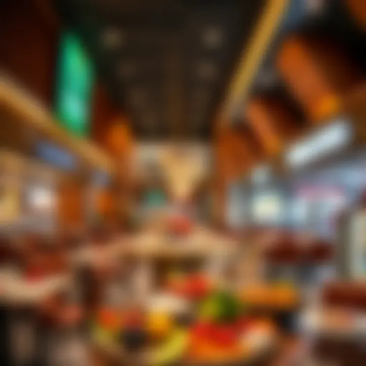 Culinary Delights within Dragon Mall Dining area with a variety of international cuisines