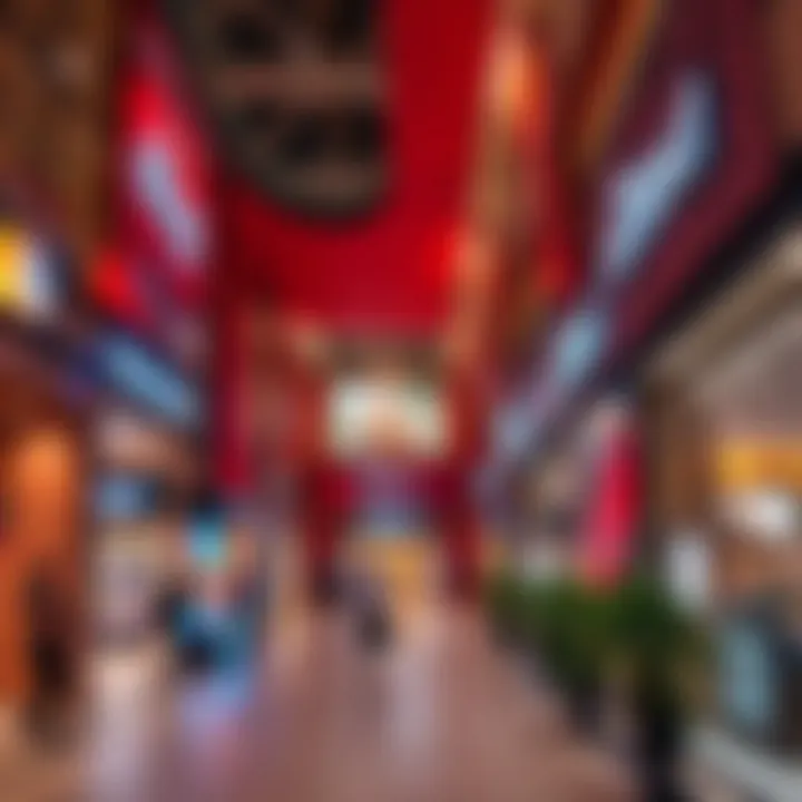 Diverse Retail Offerings at Dragon Mall An array of retail shops featuring diverse products