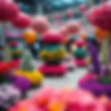 Unique themed displays at Dubai Miracle Garden