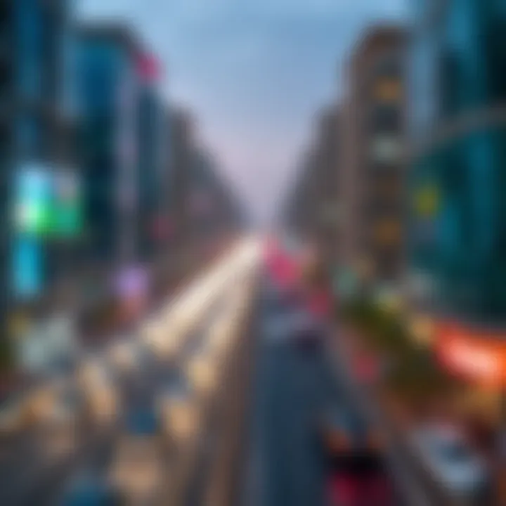 Impact of Traffic Management on Urban Development Overview of Dubai's urban landscape influenced by traffic management