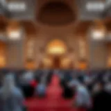Prayer gathering at a mosque during Eid ul Fitr