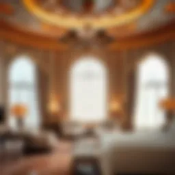 Luxurious interior of a Emirates Palace room showcasing intricate design