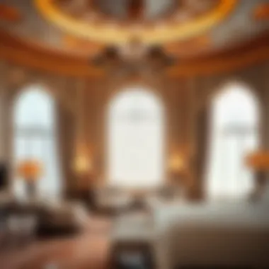 Intricate Design of Emirates Palace Room Luxurious interior of a Emirates Palace room showcasing intricate design