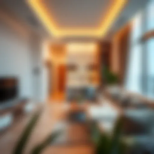 Trendy rental apartment in Rashidiya showcasing modern interiors