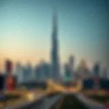 The stunning skyline of Dubai featuring the Burj Khalifa